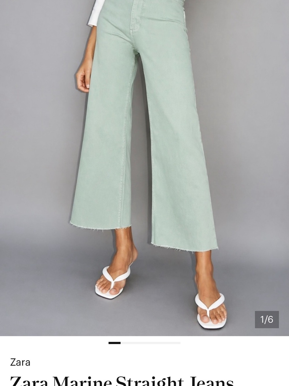 Zara Marine Wide Leg Pants - Picture 2 of 7